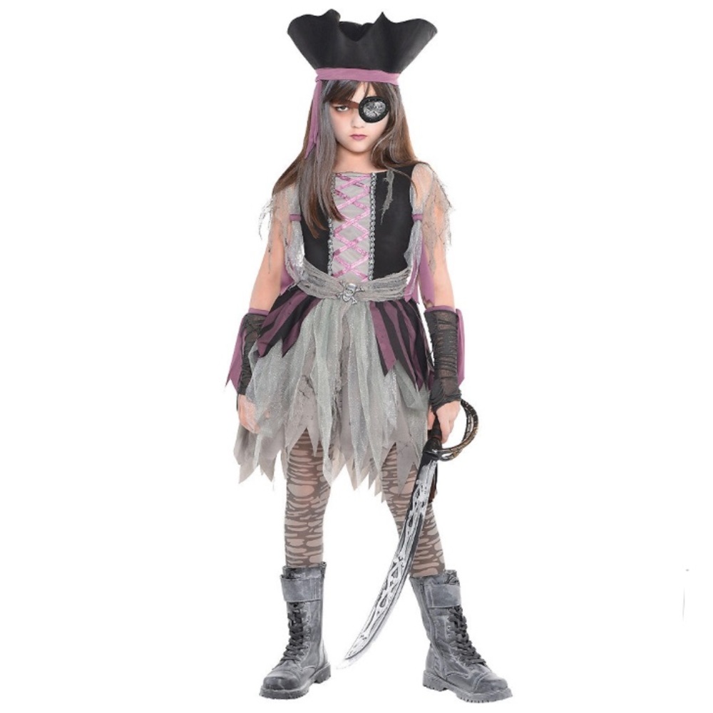 Girls Haunted Pirate Costume